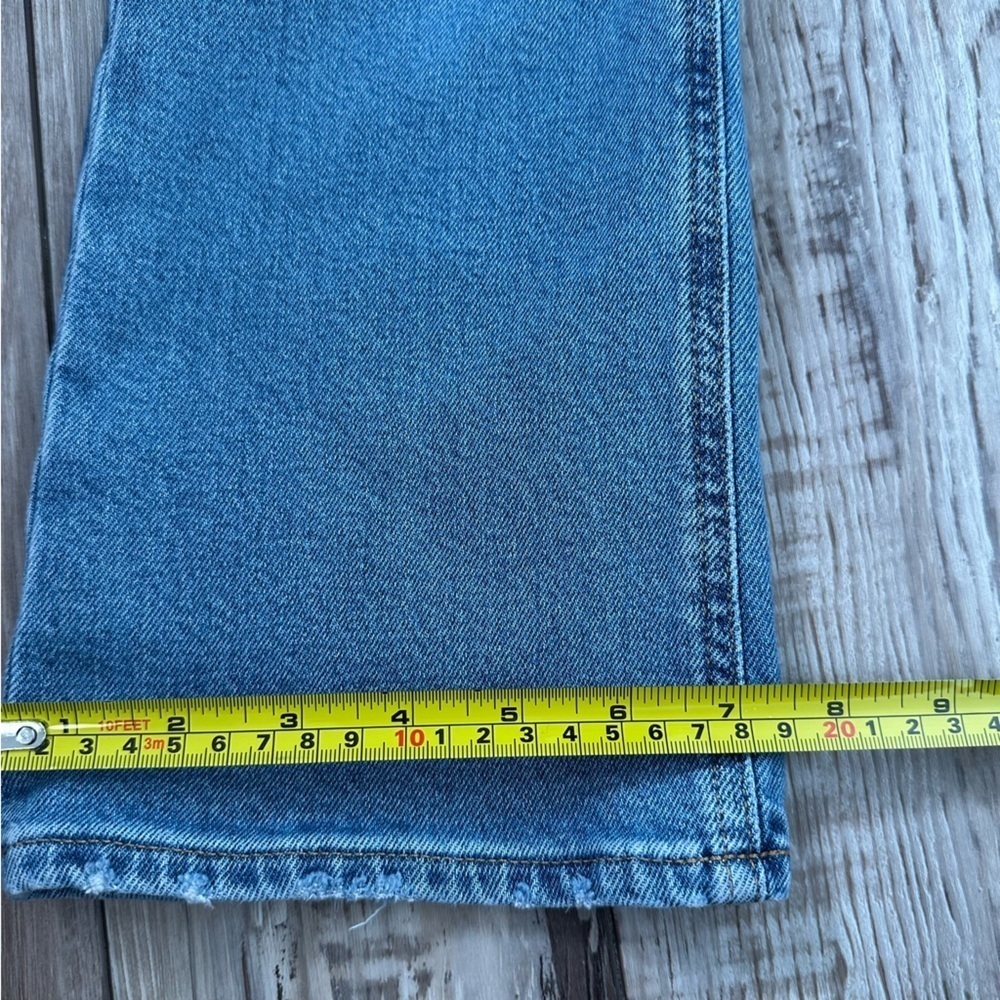 J. Crew Billie Demi Boot cut Crop Jeans 26 4 mid rise distressed casual ankle - Picture 12 of 12